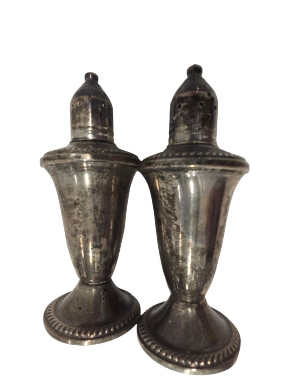 Duchin Creation Weighted Sterling Silver Salt and Pepper Shakers